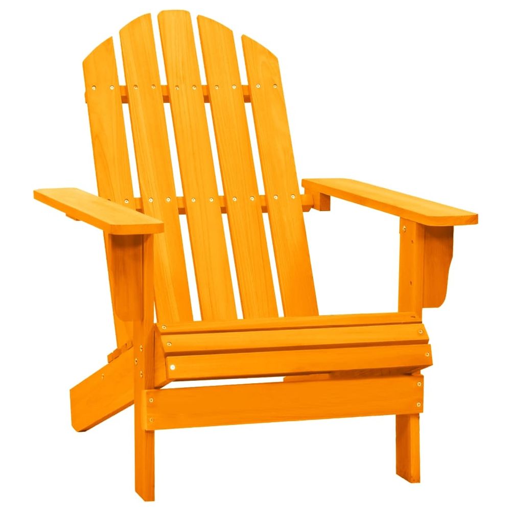 Petromila vidaXL Záhradná stolička Adirondack jedľový masív oranžová
